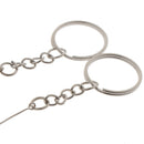 10Pcs Key Chain Keyrings Split Rings With Screw Pin Arrow 25mm Jewelry DIY  OZ
