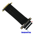 8X to 8X PCI-E Extension Cable 180Â° Ribbon Flexible Relocate Cable Adapter