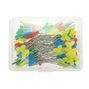 100 Pieces Butterfly Flat Head Sewing Pins for Dressmaker Needlework 52mm