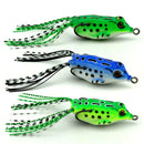 5Pcs Fishing Lures Large Frog Topwater Crankbait Hooks Bass Bait Tackle