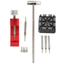 11Pcs/Set Watch Repair Link Remover Tool Hammer Pins Strap Holder Bracelet  B9Y3