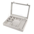 Jewelry Storage Box Necklace Earrings Ring Jewelry Box Velvet Single Layer