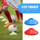 10pcs Football Soccer Agility Training Disc Cones Markers with Storage Bag
