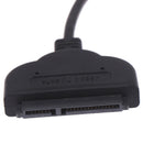 Adapter SATA III USB 3.0 3.1 Cable 22pin Converter External 2.5" SSD Hard Di3C