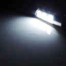 4x HID 3-SMD 31mm 6641 White Fuse LED Bulbs Vanity Mirror Light Sun Visor Lamp
