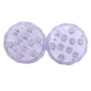 10 LED Lights RGB Submersible Waterproof Wedding Party Light Vase Base Flor L7R4