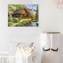 5D DIY Full Drill Diamond Painting Nature House Cross Stitch Embroidery Kit