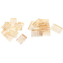 20pcs Alloy Blank Hair Comb Jewelry Findings Bridal Accessory DIY 5/10 Teeth