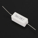 5W 10 Ohm 5% Wirewound Cement Power Resistors x 10 Pcs L9O9