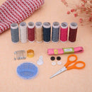 DIY Multi-function Travel Sewing Kit Needle Thread Threader Tape Scissors