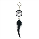 Mini Black Dream Catcher Key Chain Car Accessories Hanging Decor Craft Gift