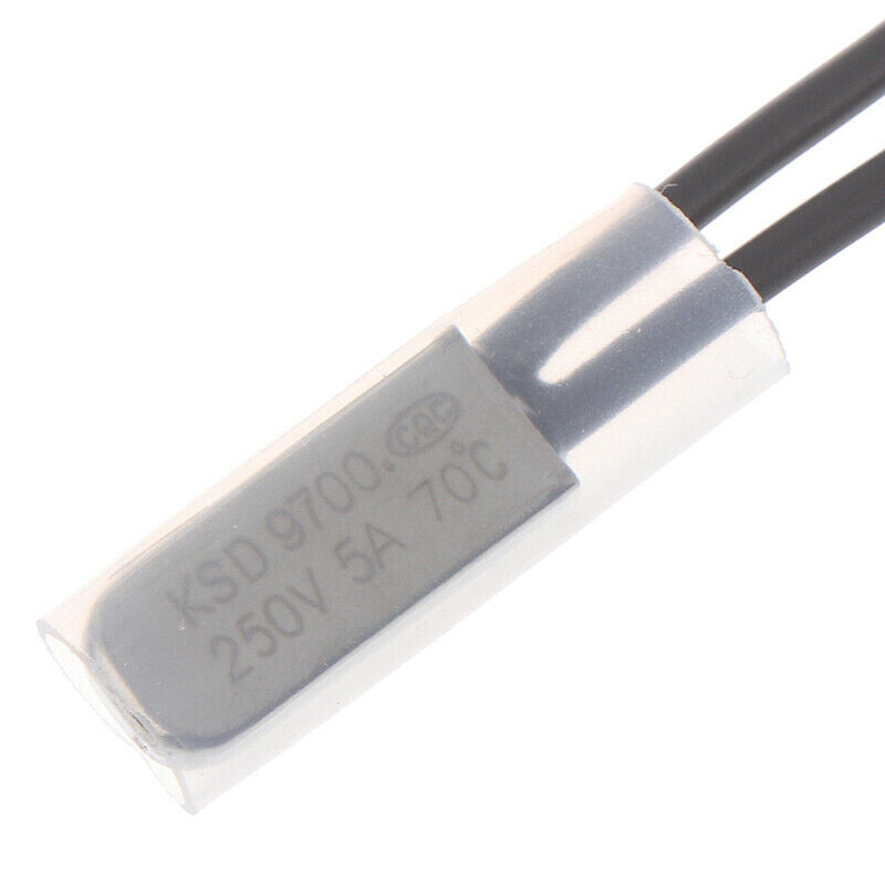 2 PCS Thermal Switch 70C Normally Closed 250V 5A Temperature Control Switc Bj