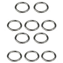 10Pcs 30mm Alloy Round Spring Snap Hooks Clip Handbag Purse Shoulder Strap