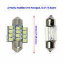 White 12V LED Interior Map Dome Trunk Lights 31mm Festoon New Bulbs C7V3