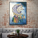 5D DIY Special Shaped Diamond Painting Wolf Cross Stitch Mosaic Craft Kits