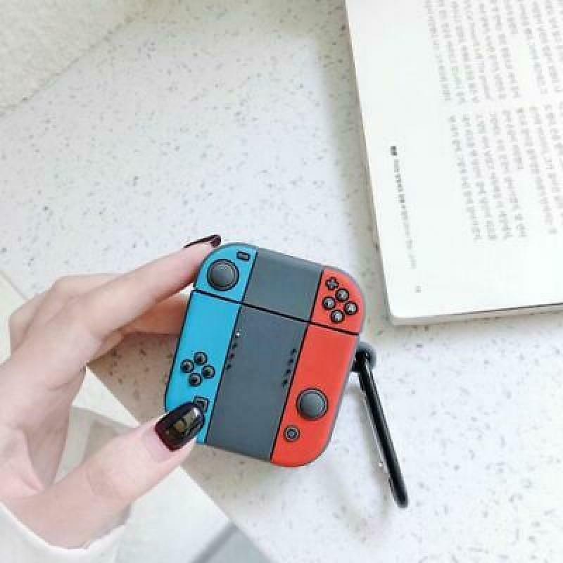 Unique Game Console Pattern Protective Case Soft Silicone Cover for Airpods 1/2