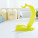 Creative Plastic Banana Hanger Floor Type Fruit Holder Rack Kitchen Storage Z4R4