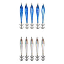 10pcs Fishing Lure Hard Squid Octopus Cuttlefish Catch Baits Tackle Fishhook