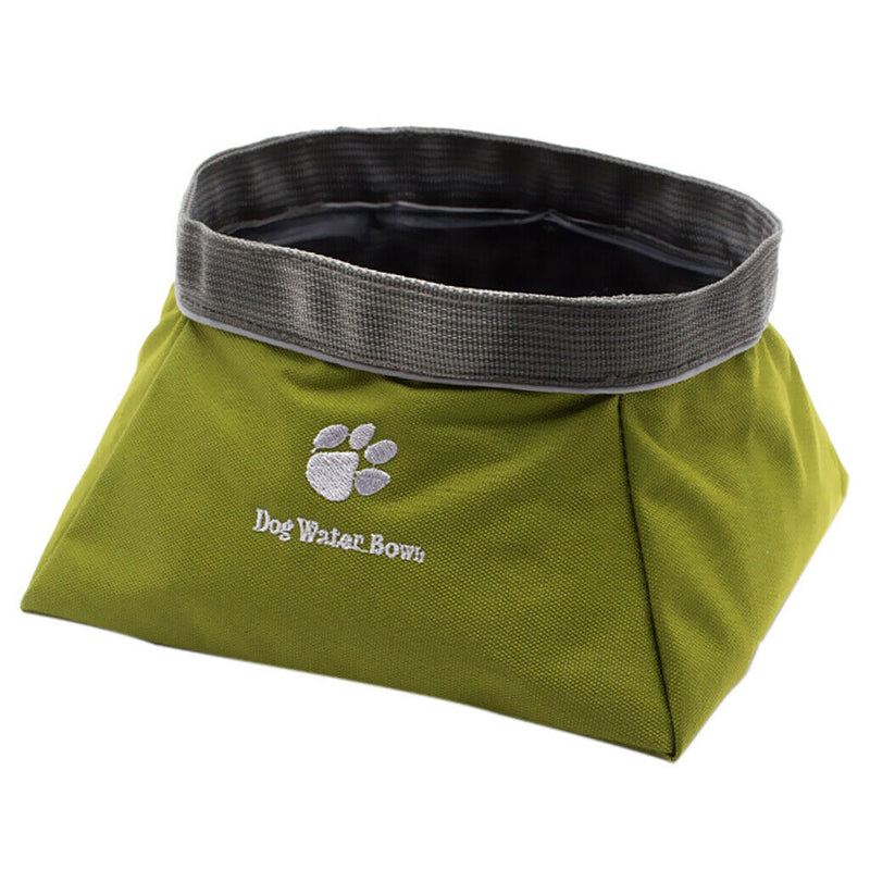 2Pcs Collapsible Pet Dog Travel Bowls, Portable Travel Bowl Feeder