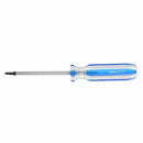 Blue Clear Plastic Handle 2mm x 75mm Screwdriver Hand Tool