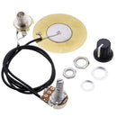50MM Guitar Pickup Piezo Transducer 6.35MM Output Jack for Ukulele Guitar