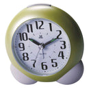 2pc Silent Night Light Cartoon Desktop Clock Kids Bedside Alarm Clock Pink/Green