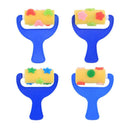 4pcs Sponge Roller Brush Kids Painting Graffiti Brush Early Learning Tool