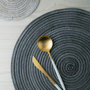 Family mat ramie insulation mat round placemat carpet kitchen accessories d