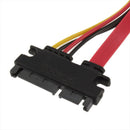 1.6FT 22Pin SATA Male to Female 7+15 pin 5 Wire Power Data Combo Extension Cable