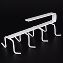 8 Hooks Cup Holder Hang Kitchen Cabinet Under Shelf Storage Rack Organiser LJ