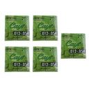5 Packs E/B /G/ D/ A/ E 6 String Wood Guitar String Set Accessory AW635