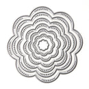 7Pcs/Set Flower Circles Metal Cutting Dies Stencils DIY Scrapbook A