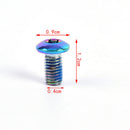 12pcs M5x10mm Disk Brake Rotor Bolts Titanium Bike Brakes Disc Rotor ScrewB Gw
