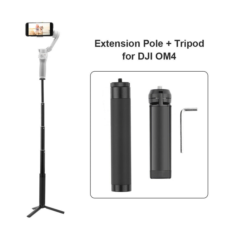 Telescopic Stabilizer Extension Rod for DJI OM4 Selfie Stick Phone Bracket Pole