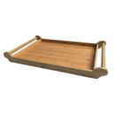 1Pc Bamboo Tea Tray Cup Plate Food Dessert Serving Tray Traditional Bamboo