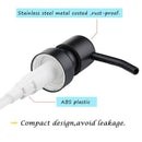 Soap Dispenser Replacement Pump,4Pack Rust-Proof Stainless Steel with Black