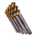 5* HSS Titanium Screw Thread Metric Spiral Plug Tap Drill Bit Hand Tool M3 JUA