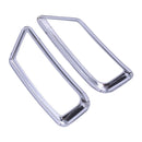 2X ABS Rear Tail Fog Light Lamp Cover Trim Fit For Peugeot 3008 2009-2015