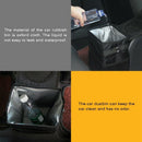 Car Trash Can with Cover Car Back Storage Box Folding Waterproof Trash Can