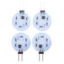 4 X G4 15SMD 5630 LED 12V Spot Light Bulb 330-360LM Cold White H7A6
