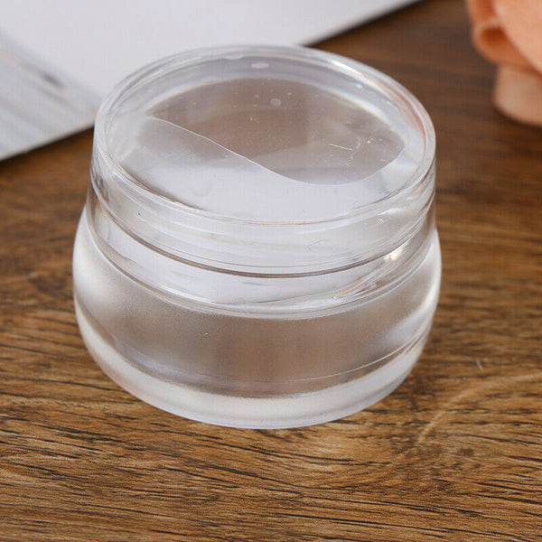 Matte Nail Art Stamper Scraper Cap Silicone Jelly Nail Stamp Stamping Nail To Gw