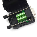 DB9 Female D-Sub 9 Pin Plug Breakout Terminals Solderless Nut Type Connector  Cy