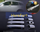 Triple Chrome Car vehicle Door Handle Covers Trim Cap fit for Mazda 6 2003-2008