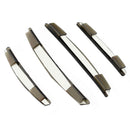 4pcs coffee Car Door Edge Guard Anti-Scratch Protector Moulding Strip Acces
