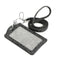 Black Rhinestone Bling Crystal Lanyard Sling Vertical Card ID Badge Holder  A#S