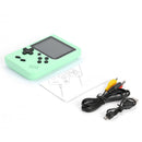 500 Games Pocket Game Console Adults Kids Handheld Gaming Player (Green)
