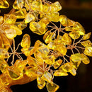 Chinese Golden Crystal Lucky Money Fortune Tree LUCKY Fortune Wealth Home O