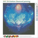 5D Diy Diamond Embroidery Landscape Forest Maple Leaf Deer Diamond Painting V5W5