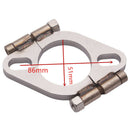 2'' inch Exhaust Flange Flat Oval Split Repair Replacement