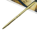 12Pcs Metal Ballpoint Pens with 6Pcs Replacement Refills, Twist Ballpoint P T6V1